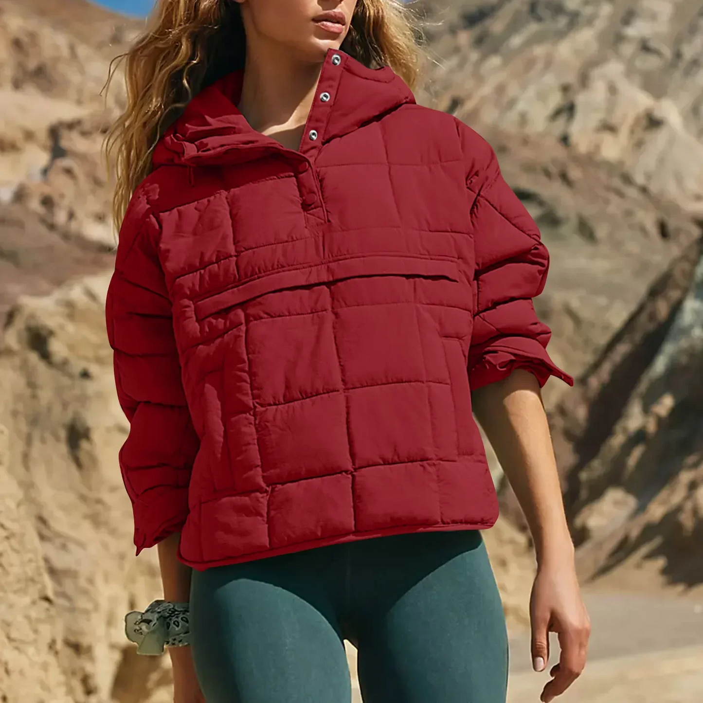 Farell™ – Oversized Hooded Pullover Jacket